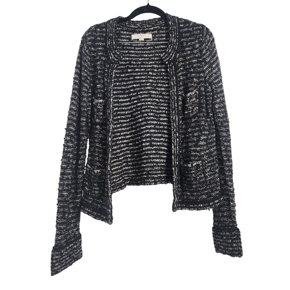 Loft Knit Open Front Cardigan Sweater Womens Size Medium M